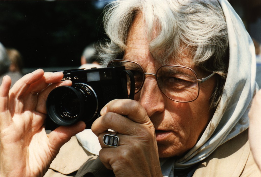 Rotraud Franke beim Fotografieren